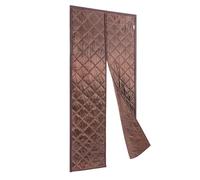 Rideau de porte magnétique de protection thermique, 1 x 2,1 m, rideau d'isolation thermique, ouverture centrale, couverture de porte imperméable pour magasins, hôtels, bars (café)
