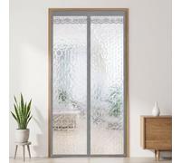 Rideau de Porte Magnétique Isolant Thermique EVA,Toutes Saisons 240x240cm | Rideau de Protection Thermique Magnétique,Fermeture Automatique,Coupe-Vent Imperméable,pour Salon,Balcon,Chambre,Cuisine