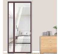 Rideau de Porte Magnétique Isolant Thermique Isolant Thermique Isolation Porte Fermeture Automatique Rideau Thermique Anti Froid Porte Coupe-Vent (120 x 240 cm)