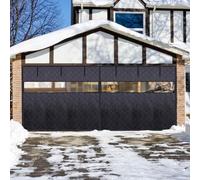Rideau De Porte Magnétique Isolé Thermique 200-600cm Rideau Isolant Thermique Coupe-Vent, Couverture D'Isolation D'Écran Pour Garage En Hiver(Noir,W240xH230cm)