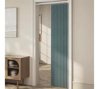 Rideau de porte magnétique thermique floral séparateur de pièce pour protection contre le froid et isolation thermique, beige, invisible, 100 x 180 cm, économie d'énergie, décoration d'intérieur