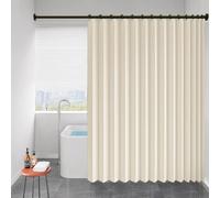 Rideau de Porte Occultant 285 x 170 cm Anti Bruit, Opaque, Bloquer, Separation, Anti Froid Occultant Chaleur Rideau de Porte Pliant pour Salon, Balcon, Chambre Moderne, Beige