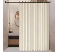 Rideau de Porte Occultant 285 x 170 cm Anti Bruit, Opaque, Bloquer, Separation, Anti Froid Occultant Chaleur Rideau Pliants pour Salon, Balcon, Chambre Moderne, Beige