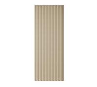 Rideau de porte occultant invisible sans trou avec crochets à billes - Idéal pour chambre à coucher, salon, salle à manger et placards, beige - 100 x 180 cm