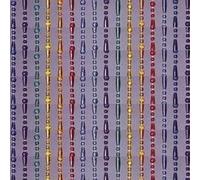 Rideau de porte Olivia - MOREL - 90x200 cm - arc ciel translucide