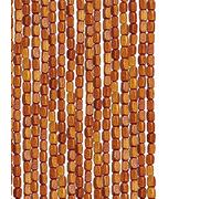 Rideau de Porte Perles Bois Massif,Rideau Perles Rideaux Occultant,Rideau de Perle Décoratif pour Porte,Diviseurs de Pièce,Intérieur,pour Entrée Chambre,Personnalisable (90 strands (90x220cm))