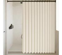 Rideau de Porte Pliant 105 x 151 cm Anti Froid et Chaleur Magnétique Impermeable à Oeillets Décoratif Rideaux Occultants pour Salon, Balcon, Chambre Moderne, Beige