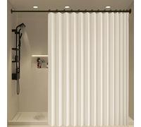 Rideau de Porte Pliant 295 x 125 cm Anti Bruit, Opaque, Bloquer, Separation, Anti Froid Occultant Chaleur Rideau de Porte Pliant pour Chambre, Salon Décoration de Fenêtre, Beige