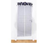 Rideau de Porte - P'TIT CLOWN - 22210 - Fleurs sombres - 75 x 180 cm - Halloween chic