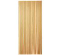 Rideau de porte Tahiti PVC - MOREL - 90x200 cm - brun, beige - 29 bandes