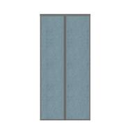 Rideau de porte thermique magnétique, rideaux de porte isolés, tissu épais, fermeture automatique, porte moustiquaire magnétique (111,8 x 210,8 cm) - Efficacité énergétique, protection contre les