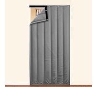 Rideau De Porte Thermiquement Isolé, Tissu Coupe-vent Épais, Moustiquaire Magnétique, Fermeture Automatique, For Vous Garder Au Chaud En Hiver(A,100x220cm)