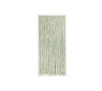 Rideau de porte Torsades de polyester et feuillage artificiel - 90 x 200 cm -