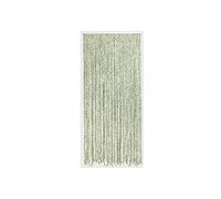 Rideau de porte Torsades de polyester et feuillage artificiel - 90 x 200 cm - Morel