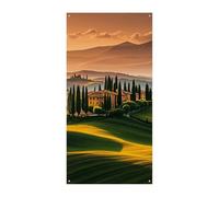 Rideau de porte Toscane Italie Bannière à suspendre au mur Bannières de fond Bandeau pour les yeux Rideau de bienvenue Panneau d'entrée pour fêtes, célébrations festives