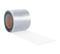 vidaXL Rideau de porte transparent 200 mm x 1,6 mm 50 m PVC