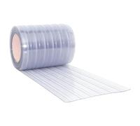 vidaXL Rideau de porte transparent 300 mm x 2,6 mm 10 m PVC
