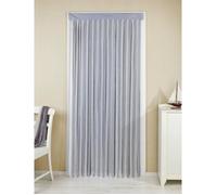 Rideau de porte - WENKO - Gris et blanc - 90 x 200 cm - Rayures - Synthétique