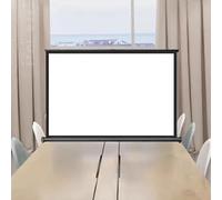 Rideau de Projection Projector Screen for Floor and Table 20 30 40 50 inches with 4:3 and 16:9 Formats(20 inch 16:9)