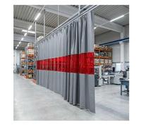 Rideau De Protection Pour Soudage, Revêtement En Silicone Couverture De Soudage, Site Industriel Tapis De Séparation Avec Fenêtre Transparente - Pour Salle Des Machines, Atelier(7.2x8.2ft)