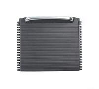 Rideau de rechange pour console centrale avec fermeture éclair, volets coulissants pour console centrale pour Volvo S80 XC70 V70 (noir)