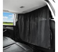 Rideau de séparation de Voiture - Pare-Soleil - pour Voyage, Sieste, Camping, Voiture, Simple - Noir - 1 pièce