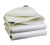 Rideau de séparation en Plastique Tarpaulin, Bâche PVC Blanche, Plusieurs Tailles(1x1m)