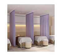 Rideau de séparation for Salon de beauté, 1 Rideau de lit rétractable en Fer, Mobile, avec Installation de Perforation sur Rail Coulissant, adapté aux Salons de Mariage(Color7,170-330cm)