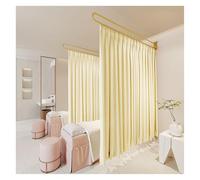 Rideau De Séparation for Salon De Beauté, Cloison De Séparation for Pièce, Kit De Rideau À Rail Mobile, Tringle Murale en U, for Chambre De Salon De Beauté(Color5,Rod-230cm)