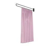 Rideau De Séparation for Salon De Beauté, Séparateur De Pièce en U, Kit De Protection D'intimité, Rideaux Muraux, for Cabine D'essayage De Massage, Hôpital(Color3,Rod-200cm)