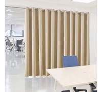 Rideau de séparation multi-scénario - Occultant la pièce - Réduction du bruit - Isolation thermique - Économie d'espace - Pour appartements, bureaux, dortoirs, rideaux de séparation polyvalents, 4,6 m