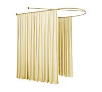Rideau de séparation pour salon de beauté, barre de support longue en forme de U, séparateur de pièce, rideau semi-transparent pour salon de beauté, clinique, chambre partagée