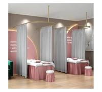 Rideau de séparation semi-transparent en forme de U pour salon de beauté, salon de beauté, clinique, chambre partagée