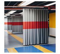 Rideau de soudage avec fenêtre de visualisation pour la sécurité des ateliers industriels, matériau robuste pour une meilleure visibilité et protection