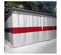 Rideau de soudage, Couverture anti-feu enduite de silicone avec œillets en laiton, Écrans de protection ignifuges pour atelier/usage industriel(4x3m/13.1x10ft)