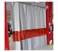 Rideau de soudage industriel - Ignifuge avec fenêtre de visualisation et œillets en cuivre pour la sécurité dans les entrepôts et les ateliers