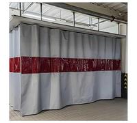 Rideau de soudage Suspendu avec fenêtre d'observation, Résistant au feu et Ignifuge Écran de soudage pour Usage en Atelier ou Industriel(1x2.2m/3.3x7.3ft)