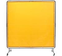 Rideau de soudage VEVOR 1,8x1,8 m Vinyle ignifuge Jaune