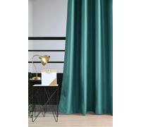 Rideau décoratif "BLACKOUT" avec anneaux EDIMBOURGH 140x260 cm vert (prix pour 1 pièce) France