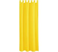 Rideau décoratif rideau occultant micro satin, Polyester, gelb - sonnengelb, 140x145cm