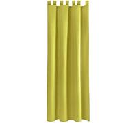 Rideau décoratif rideau occultant micro satin, Polyester, grün - olivgrün, 140x145cm