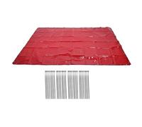 Rideau d'écran de Soudage Rideau de soudage 5,71x7,68 pieds, 6 niveaux protection, Type suspendu, écran ignifuge for atelier, usage industriel, rouge