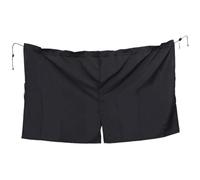 Rideau D'intimité de Voiture Noir en Polyester, Séparateur Réglable | Maille Extensible et Respirante, Deux Boucles, Cordon et Attaches, pour Cabines de Camion et Déplacements