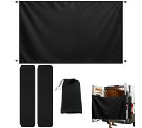 Rideau d'intimité pour camping-car - Tissu imperméable ajustable grand format avec corde magnétique - Rideaux de douche portables,pour extérieur camion randonnée maison voyage pêche camping jardin mon