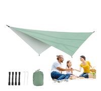 Rideau d'ombrage à voile - Housse de soleil pour extérieur - Voile de soleil imperméable - pour jardin, balcon, camping, pique-nique, activités de plein air