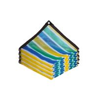 Rideau d'ombrage d'extérieur à isolation thermique pour jardin, balcon et camping, filet de protection solaire d'été pour piscine et fenêtres (4 couleurs, 2 x 6 m)