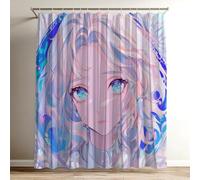 Rideau Douche Beauté Rideau de Douche 120x150 cm, 3D Imprimés Shower Curtain Mignon Polyester Tissus en Imperméable, lavable Rideaux pour Baignoire avec 12 Crochets, Rideaux pour Salle de Bain Wy-469