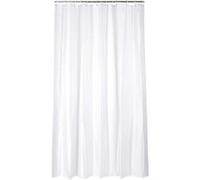 Rideau douche Eva 12 anneaux blanc Blanc G