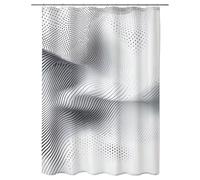 Rideau Douche Mode, Rideau de Douche 200x200 cm Tissus Imperméable, Rideaux de Baignoire Tissus Lavable, Shower Curtain avec Crochets, Rideaux Baignoire Lesté pour Decor, Cadeau Femme (Abstrait) -4078