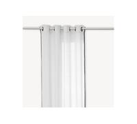 Atmosphera - Rideau en 100% lin LINAH - 140 x 260 cm - Blanc - Linah Blanc G